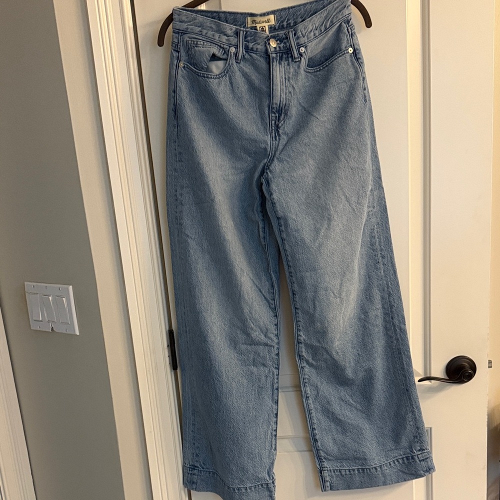 Madewell high rise wide jeans size 25